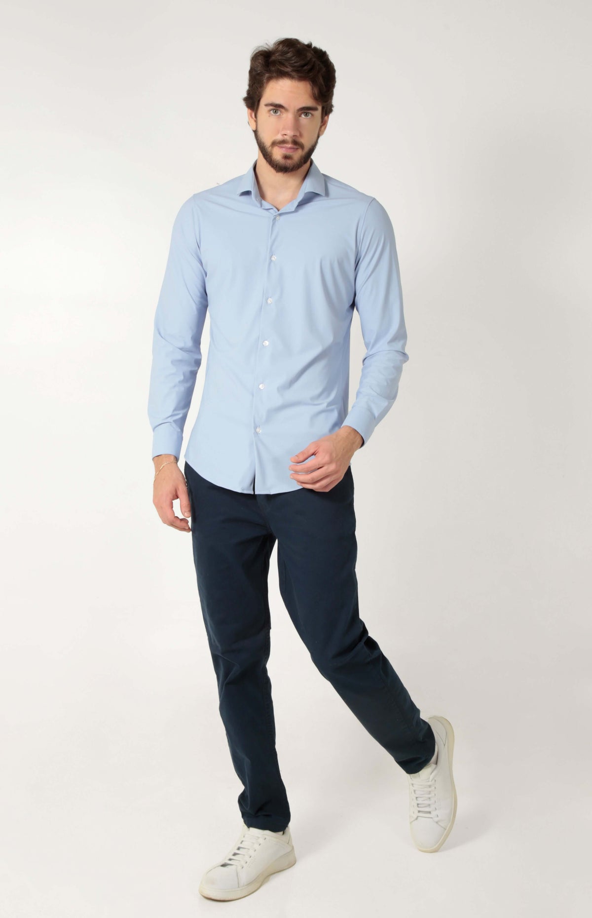 Camisa Tech Poliamida Stretch - Anti Rugas