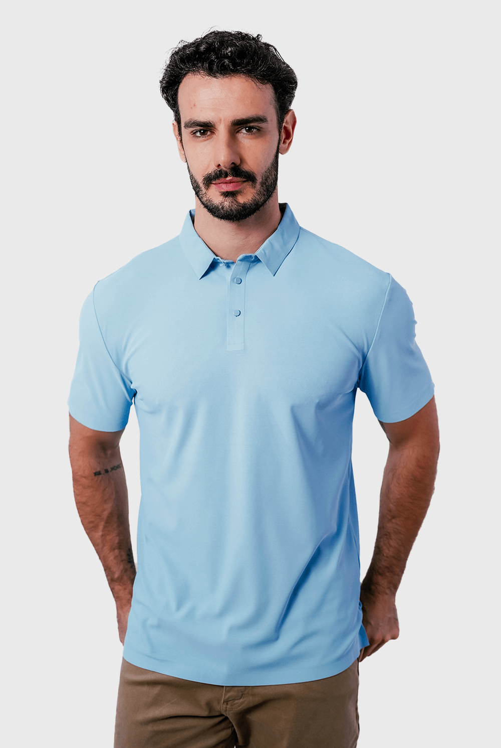 Polo Tech Light AMALZEN™ Tecido Tecnológico