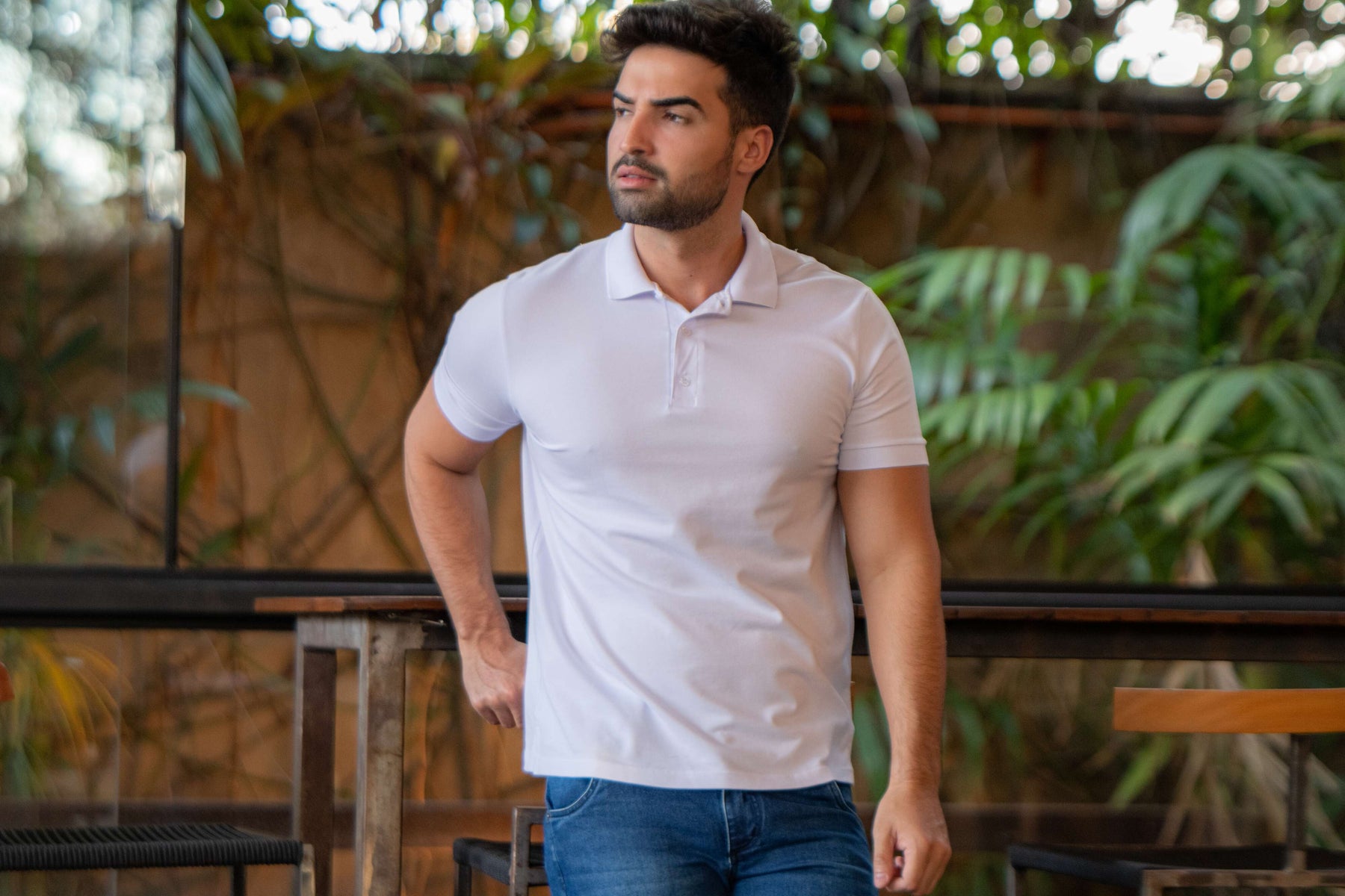 Polo Piquet AMALZEN™ Algodão Pima