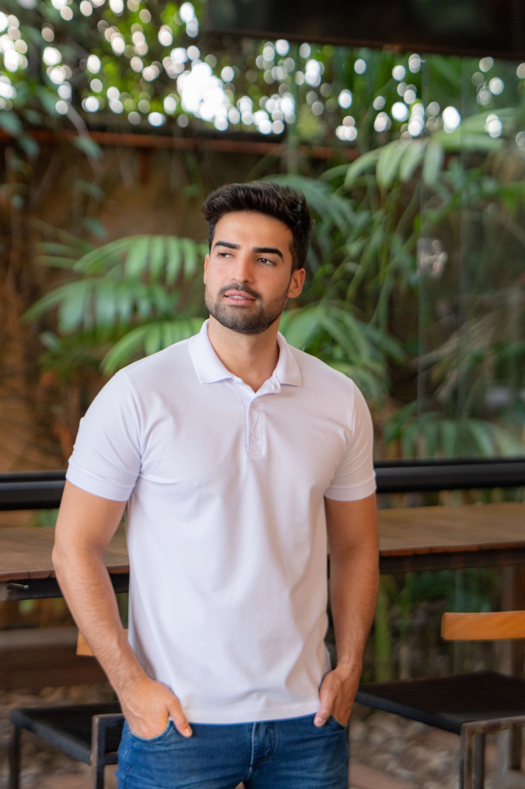 Polo Piquet AMALZEN™ Algodão Pima