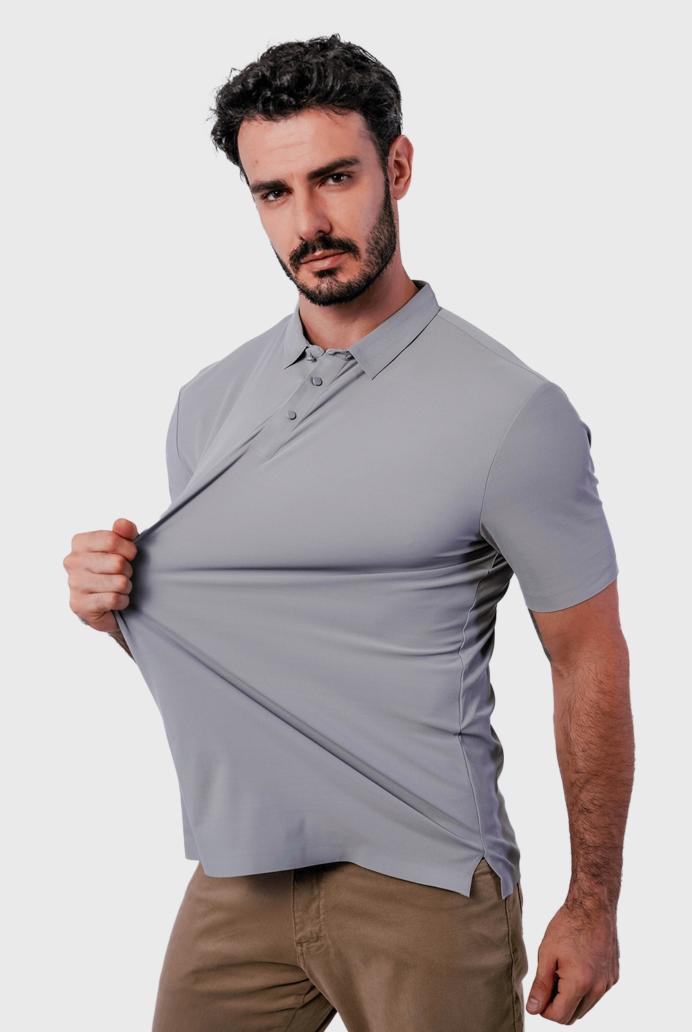 Polo Tech Light AMALZEN™ Tecido Tecnológico