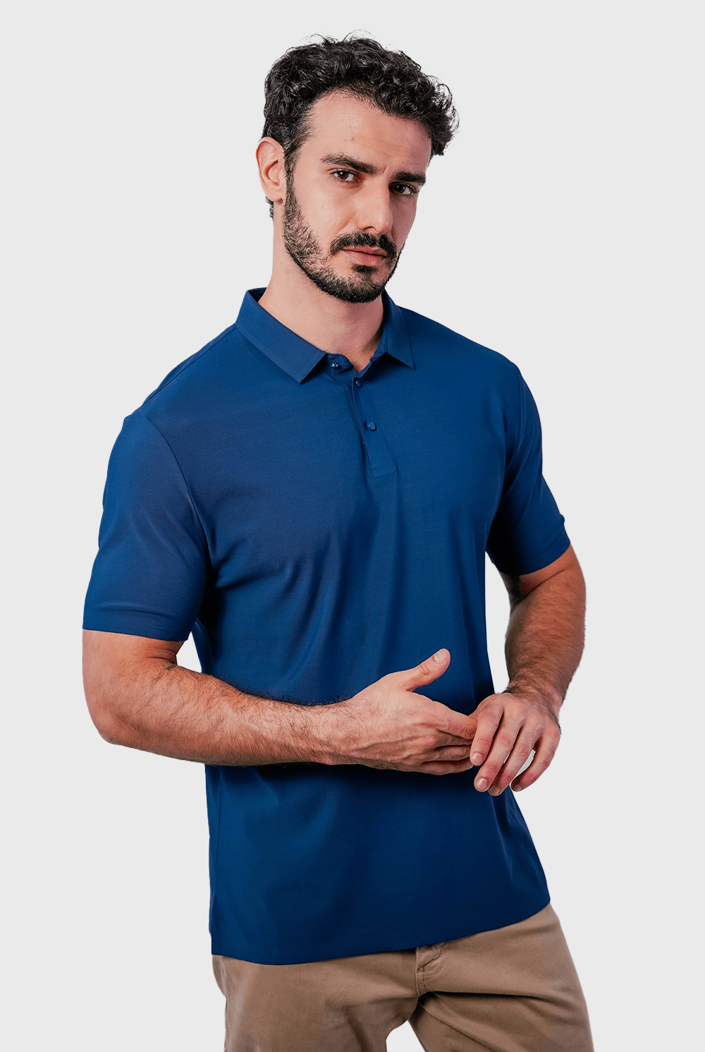 Polo Tech Light AMALZEN™ Tecido Tecnológico