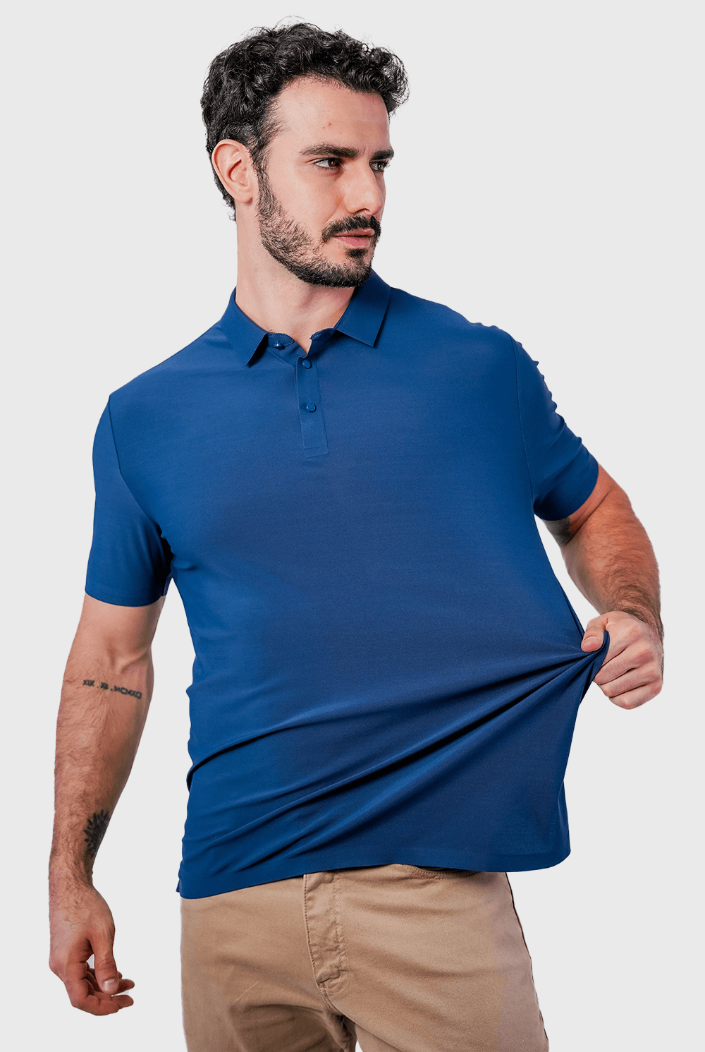 Polo Tech Light AMALZEN™ Tecido Tecnológico