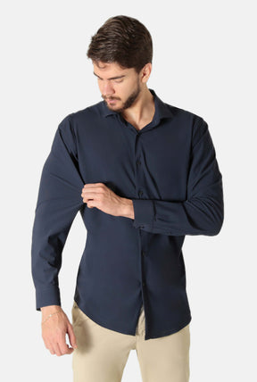 Camisa Tech Poliamida Stretch - Anti Rugas