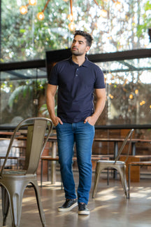 Polo Piquet AMALZEN™ Algodão Pima