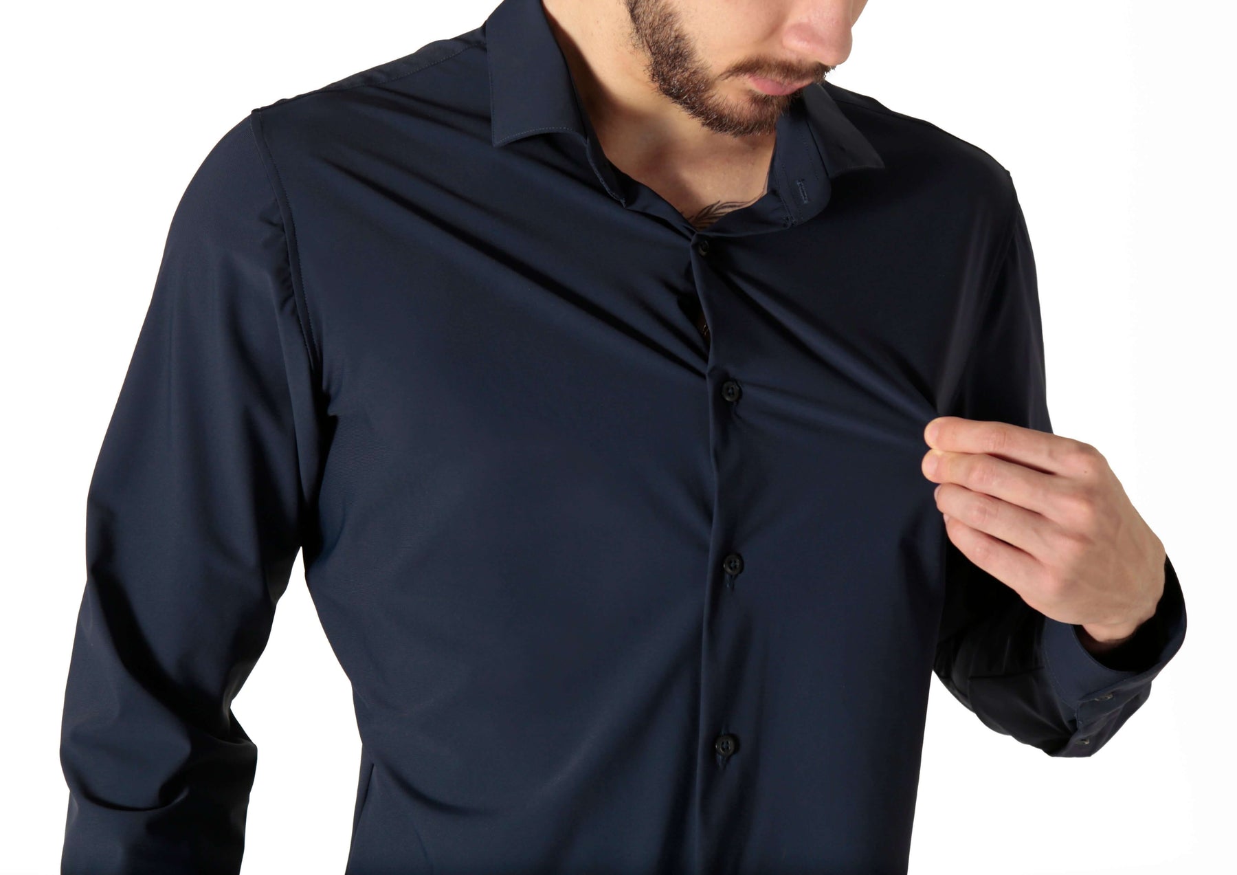 Camisa Tech Poliamida Stretch - Anti Rugas