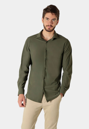Camisa Tech Poliamida Stretch - Anti Rugas