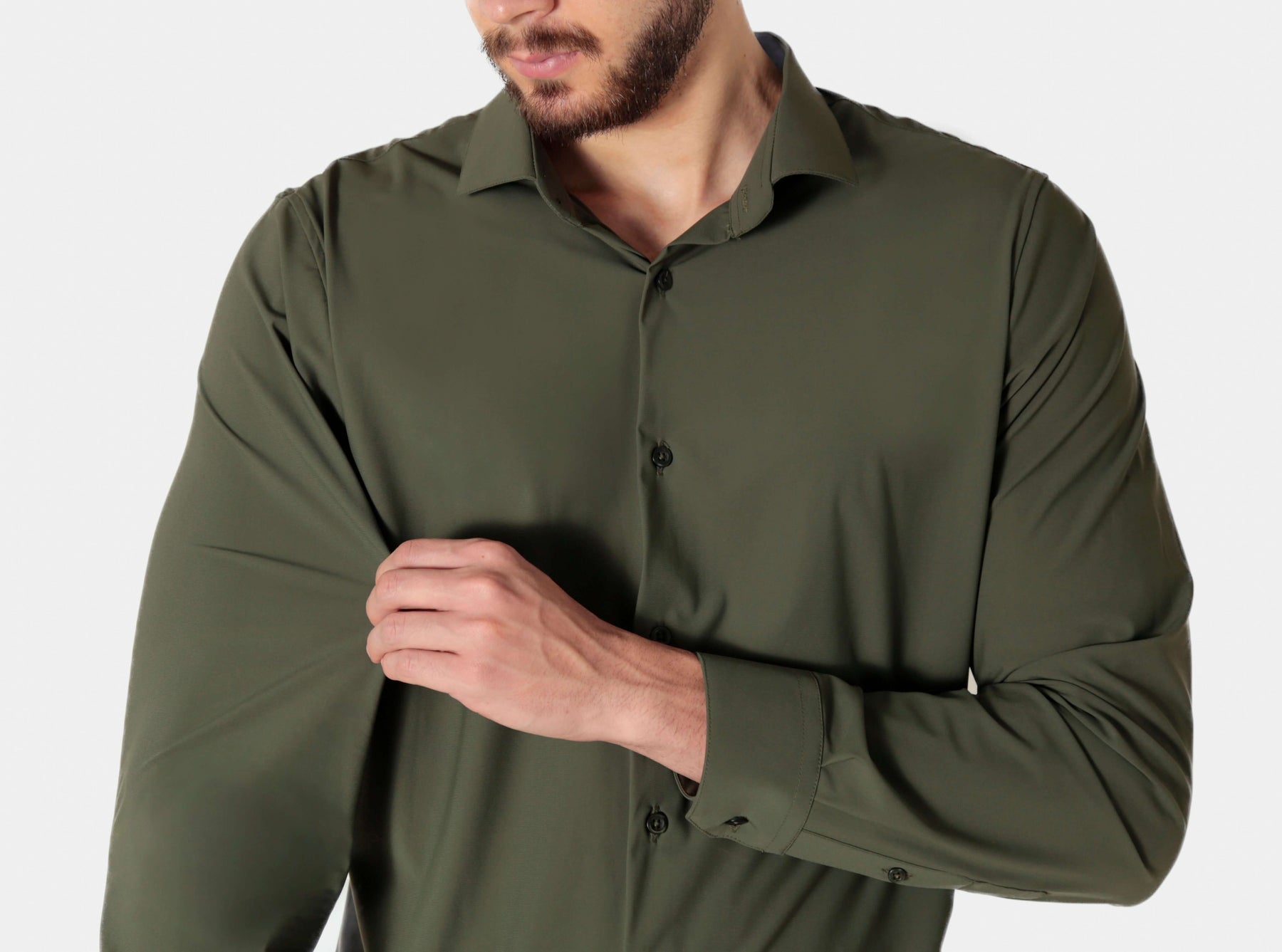Camisa Tech Poliamida Stretch - Anti Rugas