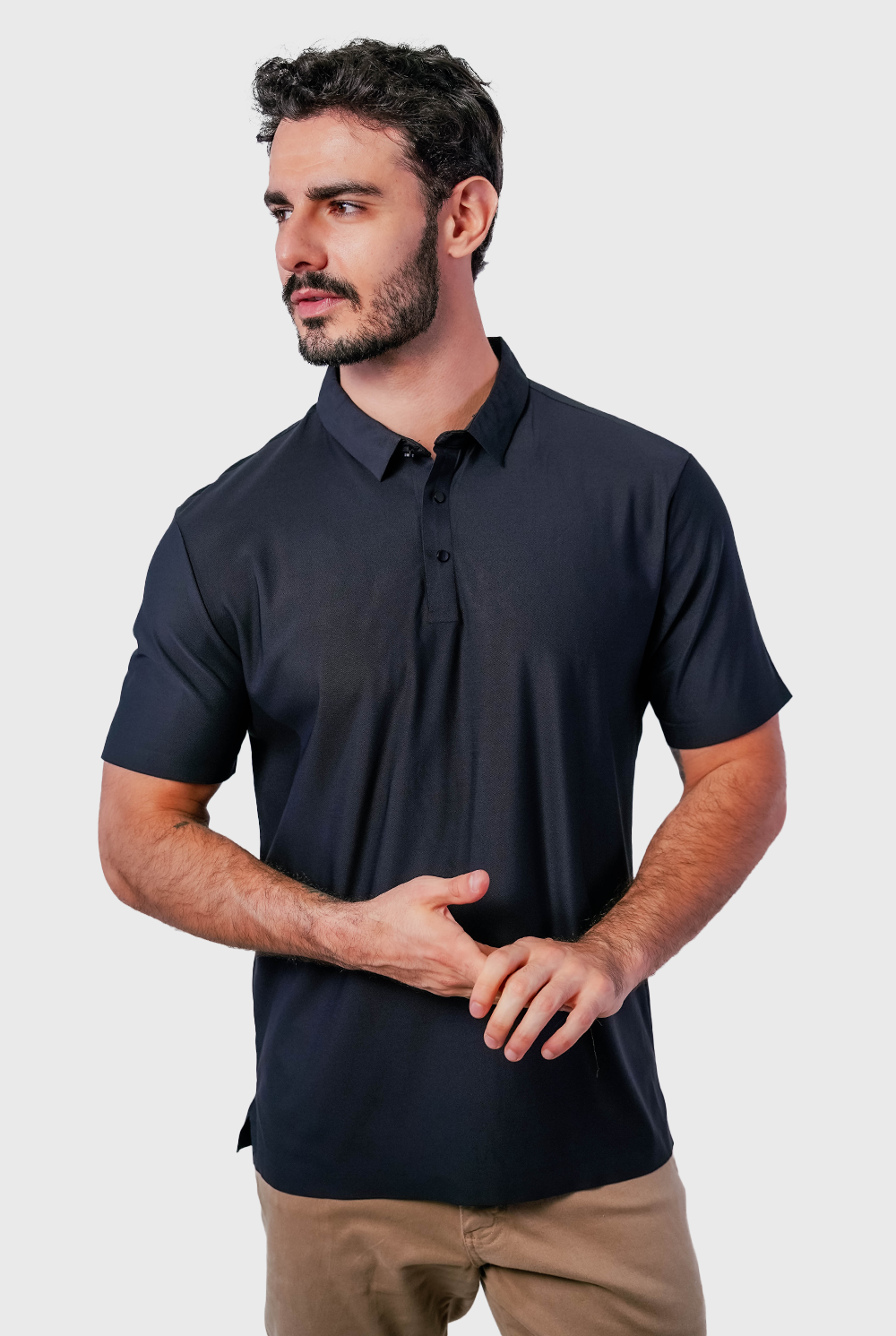 Polo Tech Light AMALZEN™ Tecido Tecnológico