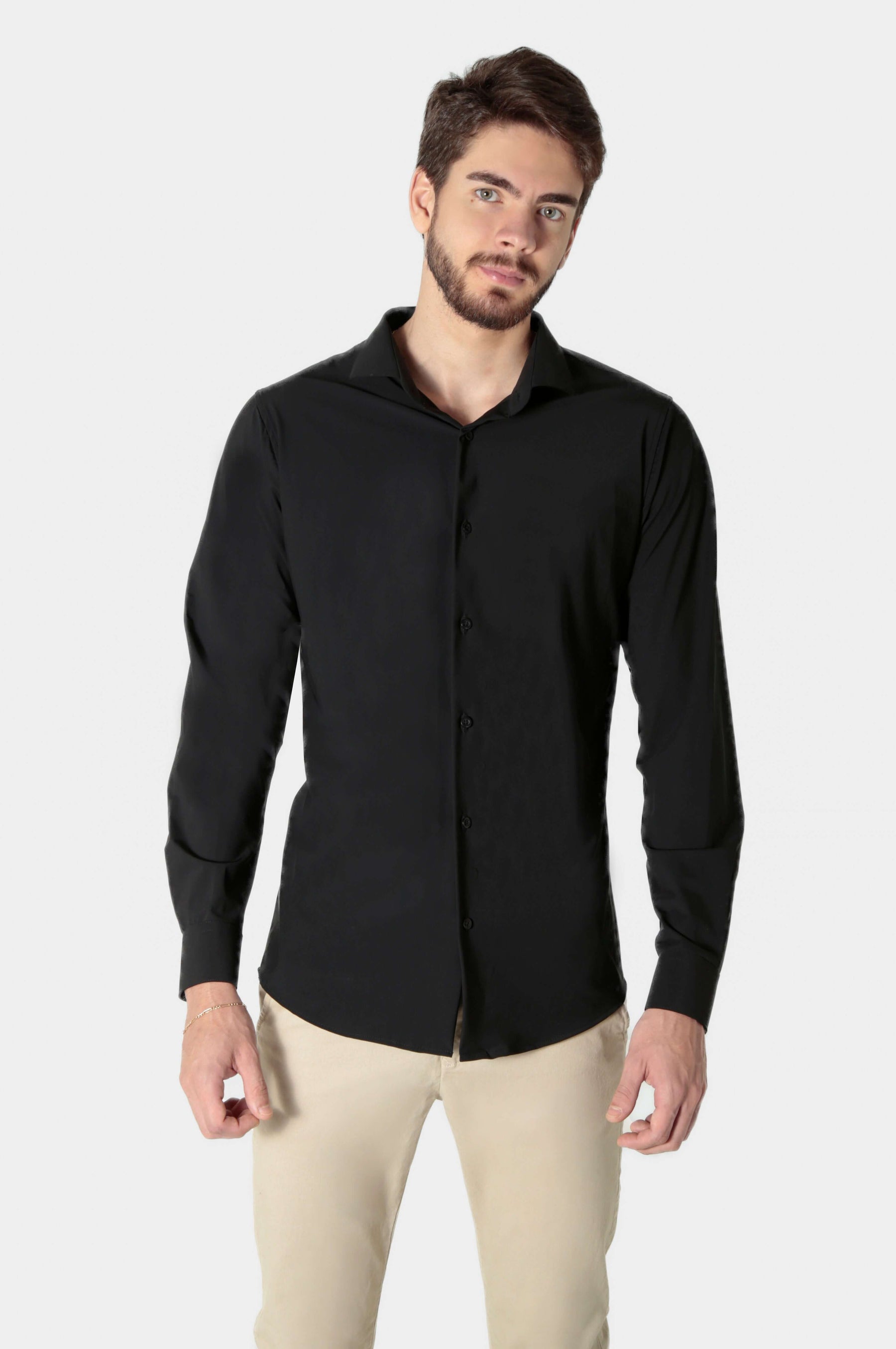 Camisa Tech Poliamida Stretch - Anti Rugas