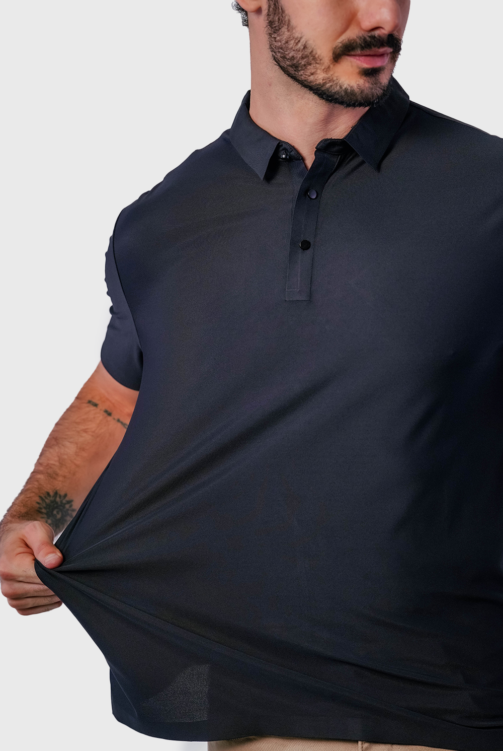 Polo Tech Light AMALZEN™ Tecido Tecnológico