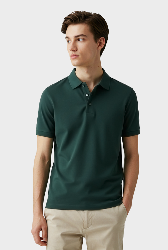 Polo Piquet AMALZEN™ Algodão Pima