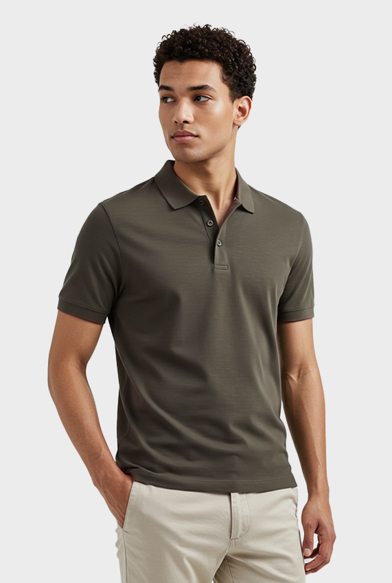 Polo Piquet AMALZEN™ Algodão Pima